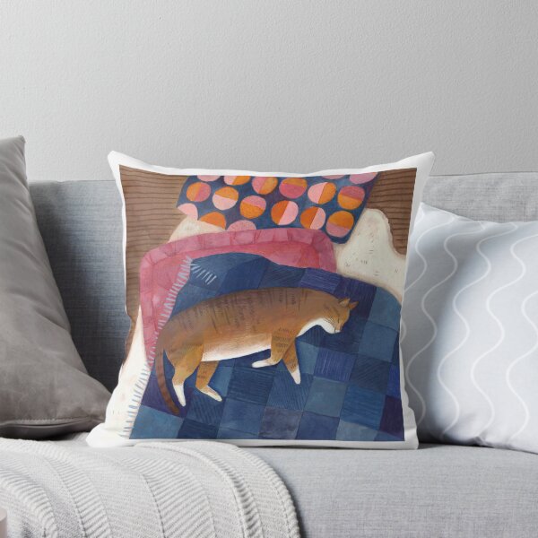 Item preview, Sleepy cat illustration designed and sold by BilliePaperCo.
