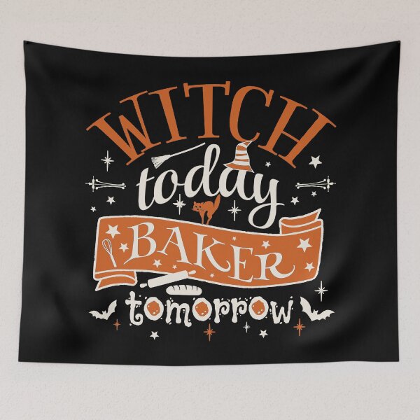 Item preview, Witch Today Baker Tomorrow, Fun Design For All Bakers On Halloween  designed and sold by TrulyEpoque.