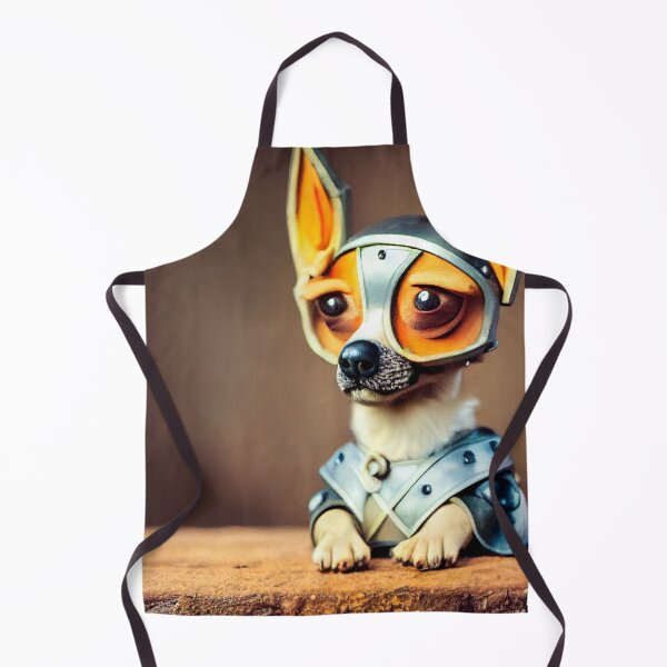 Item preview, Chihuahua wearing medieval knight armor designed and sold by Studiowatermars.