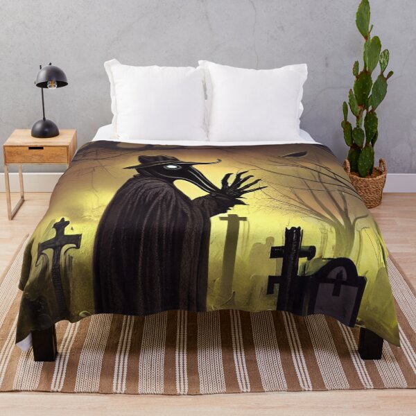 Item preview, Plague Doctor in a gothic cemetery designed and sold by AllLeftSides42.