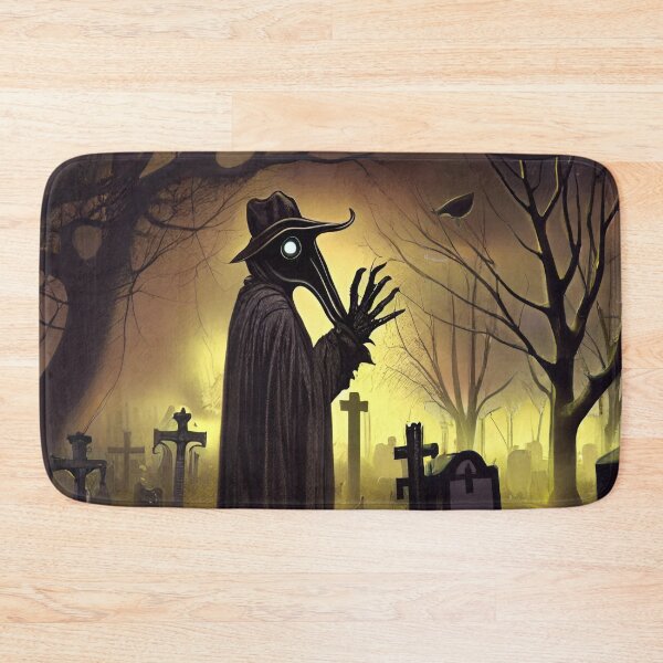 Item preview, Plague Doctor in a gothic cemetery designed and sold by AllLeftSides42.