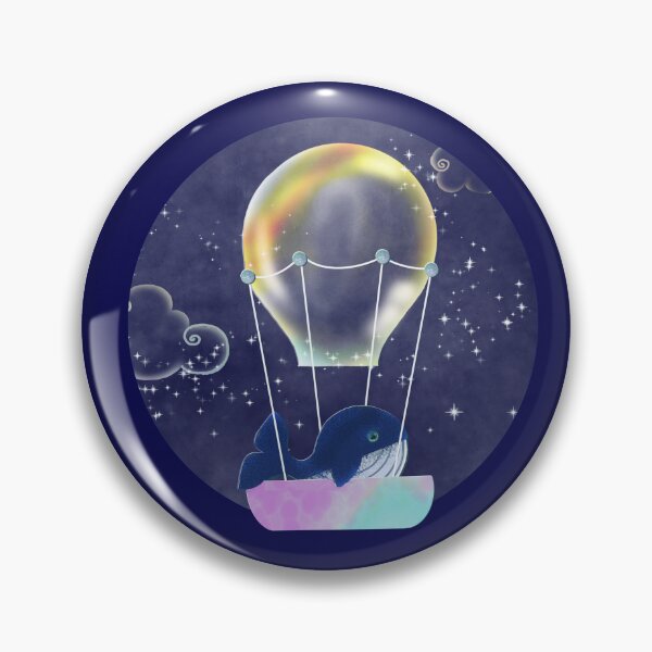Item preview, HOT AIR BALLOON WHALE 437. designed and sold by sana90.