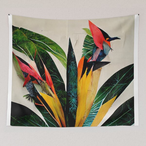 Item preview, Tropical Abstract Collage 1 designed and sold by DeepSymbolism.