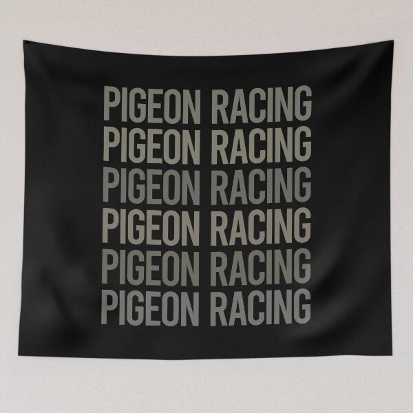 Item preview, Gray Text Art Pigeon Racing designed and sold by TarynBrown3126.