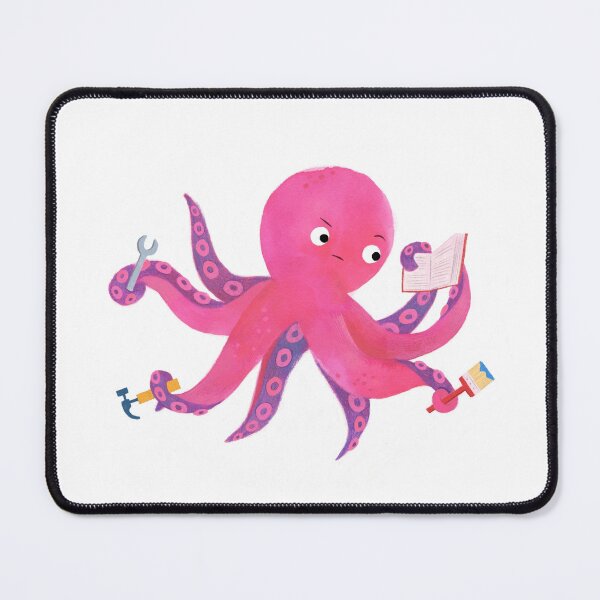 Item preview, Pink octopus designed and sold by BilliePaperCo.