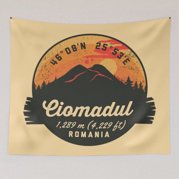 Item preview, Ciomadul Romania Volcano Souvenirs Badge designed and sold by mountainfad.