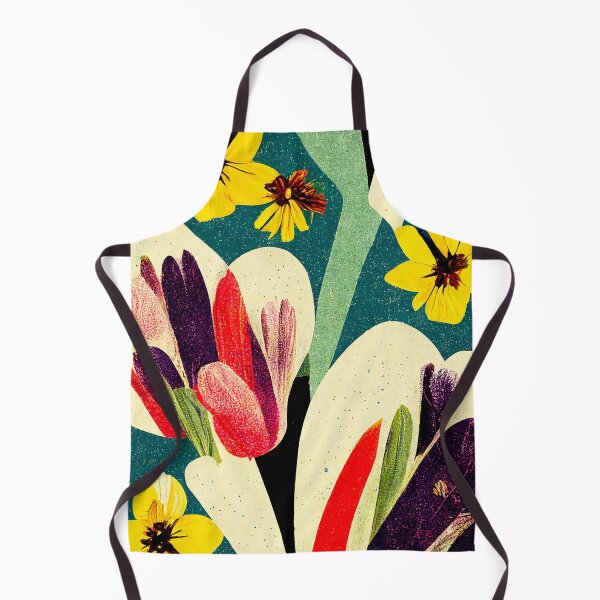 Item preview, Vintage Tulips and Daisies designed and sold by DeepSymbolism.