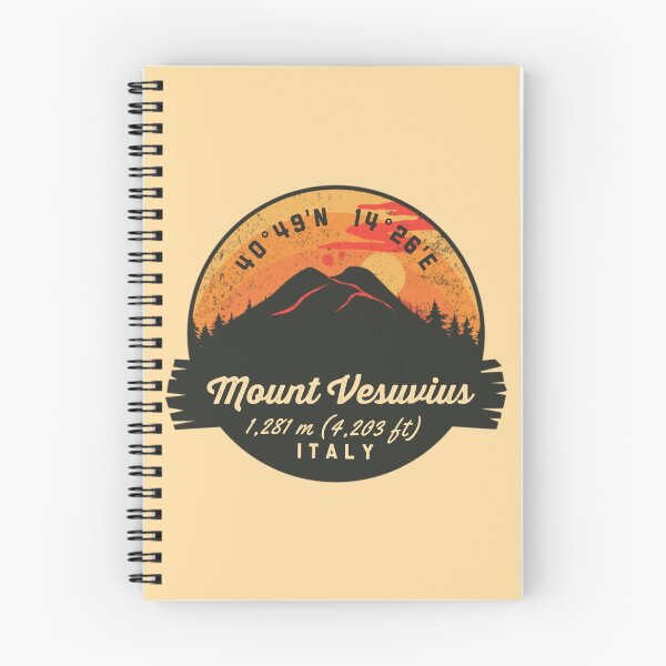 Item preview, Mount Vesuvius Italy Volcano Souvenirs Badge designed and sold by mountainfad.