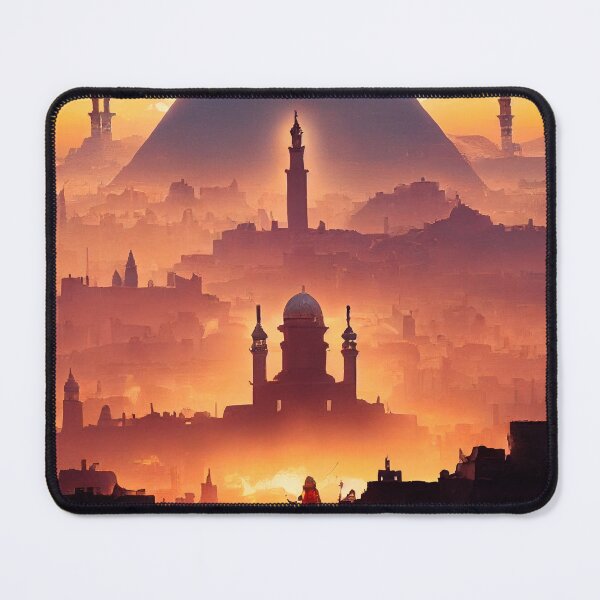 Item preview, Cairo Skyline with Giza Pyramids designed and sold by devath.