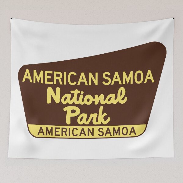 Item preview, American Samoa National Park Sign designed and sold by DESTINATIONS DECAL.
