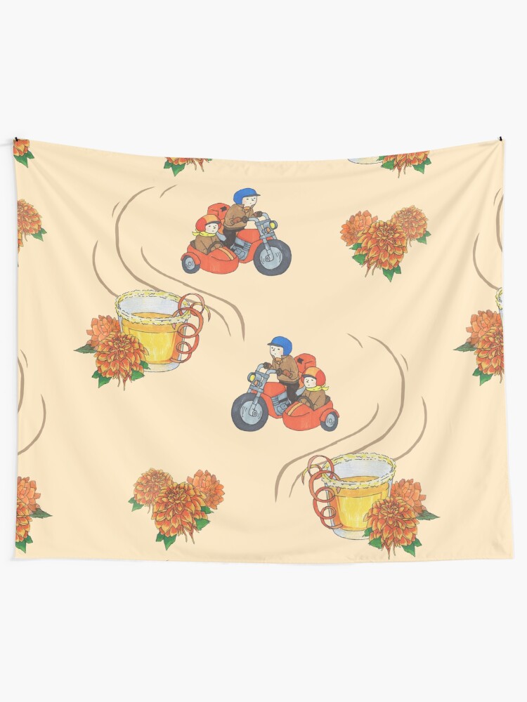 Alternate view of Side Car Tapestry