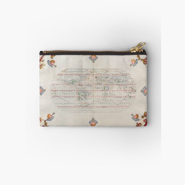 Item preview, Mapamundi by Joan Martines - Map of the World - Ancient Manuscript Atlas - 1587 Vintage Map designed and sold by Vintage-TM.