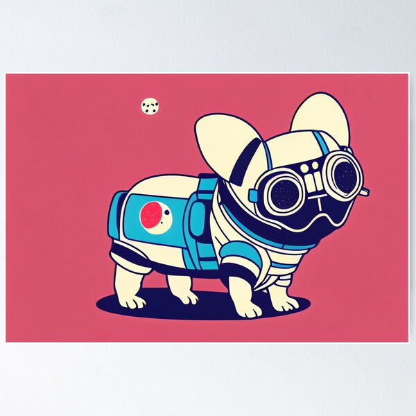 Item preview, Pug as a astronaut designed and sold by Studiowatermars.