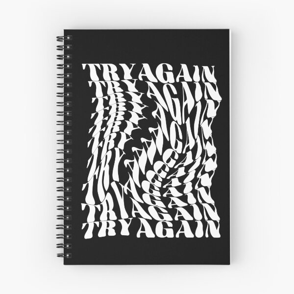Item preview, Try again (white) designed and sold by Curioccult.