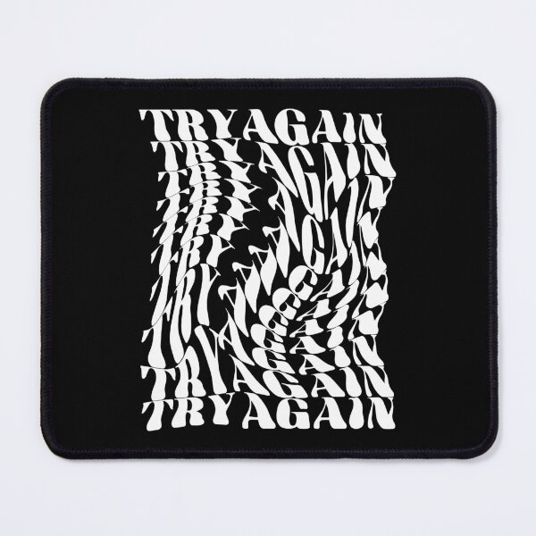 Item preview, Try again (white) designed and sold by Curioccult.