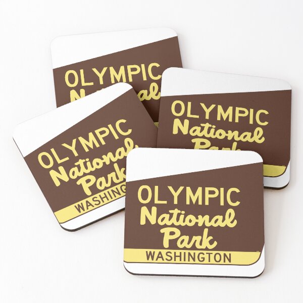 Item preview, Olympic National Park Sign Washington WA designed and sold by DESTINATIONS DECAL.