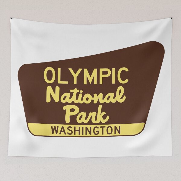 Artikelvorschau, Olympic Nationalpark Schild Washington WA entworfen und verkauft von DESTINATIONS DECAL.