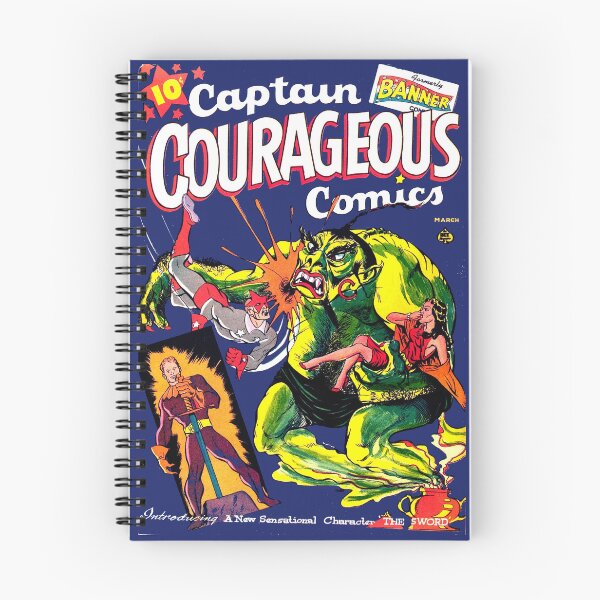 Artikelvorschau, Kapitän Courageous Vintage Comic Cover entworfen und verkauft von Rhu Creations.