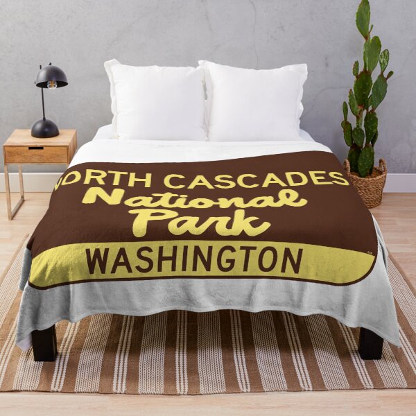 Item preview, North Cascades National Park Sign Washington WA designed and sold by DESTINATIONS DECAL.