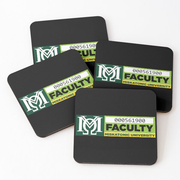 Item preview, FACULTY PARKING STICKER - MISKATONIC UNIVERSITY designed and sold by WOOFANG.