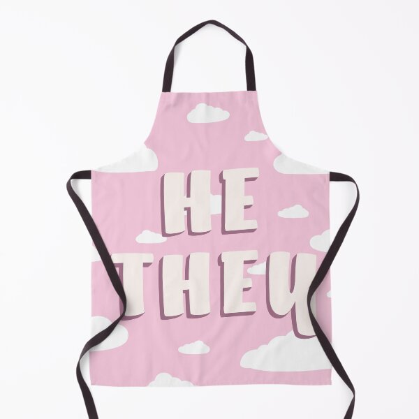 Item preview, Pink Clouds He/They Pronouns  designed and sold by MoonMint.