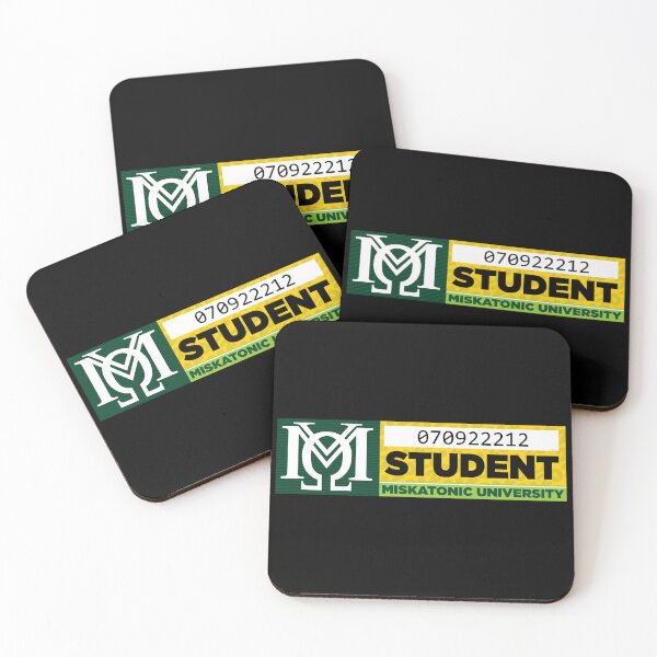 Item preview, STUDENT PARKING STICKER - MISKATONIC UNIVERSITY designed and sold by WOOFANG.
