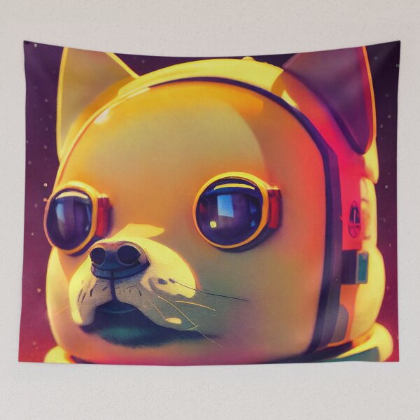 Item preview, Kawaii Shiba Inu as a astronaut designed and sold by Studiowatermars.