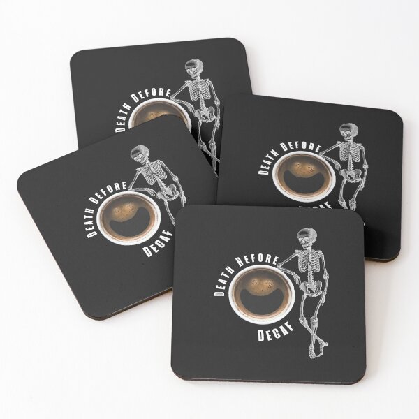 Item preview, death before decaf designed and sold by atelierflaneur.