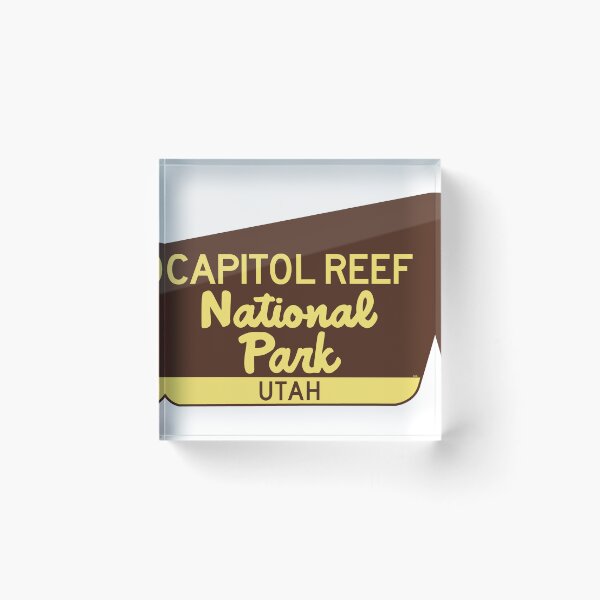 Artikelvorschau, Capitol Reef National Park Zeichen Utah UT entworfen und verkauft von DESTINATIONS DECAL.