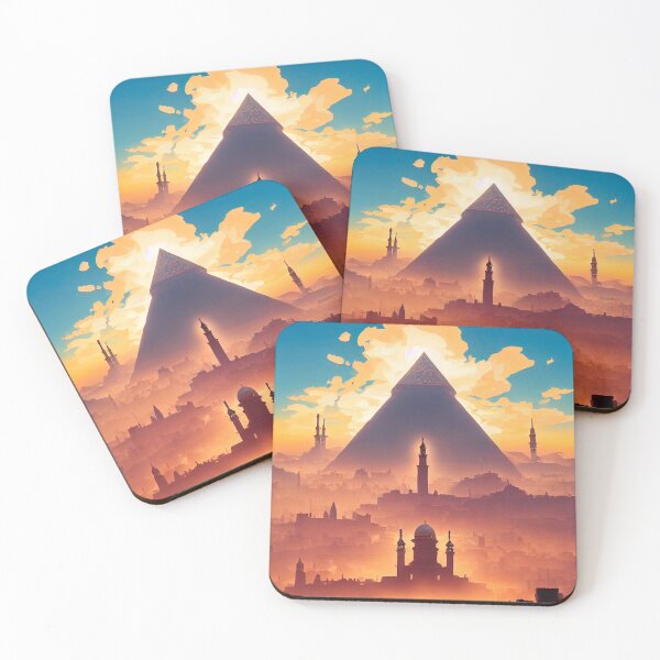 Item preview, Cairo Skyline with Giza Pyramids designed and sold by devath.