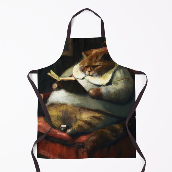 Item preview, Jupiter the Cat, reading in a cushy chair (Baroque) designed and sold by thecatandkettle.