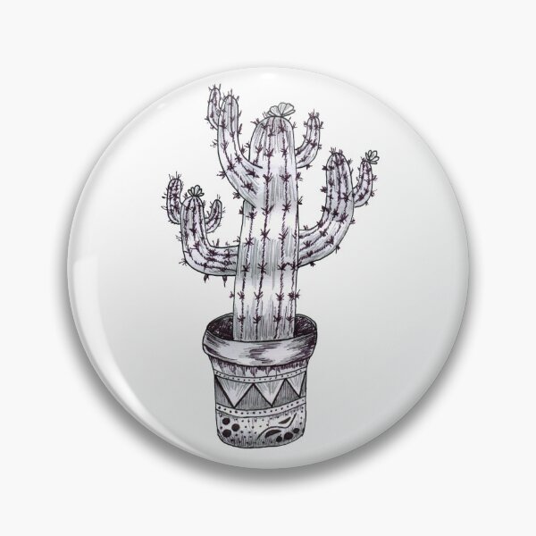 Item preview, Cactus Saguaro Black And White designed and sold by galleasstudio.