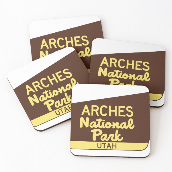 Artikelvorschau, Arches-Nationalpark Schild Utah UT entworfen und verkauft von DESTINATIONS DECAL.
