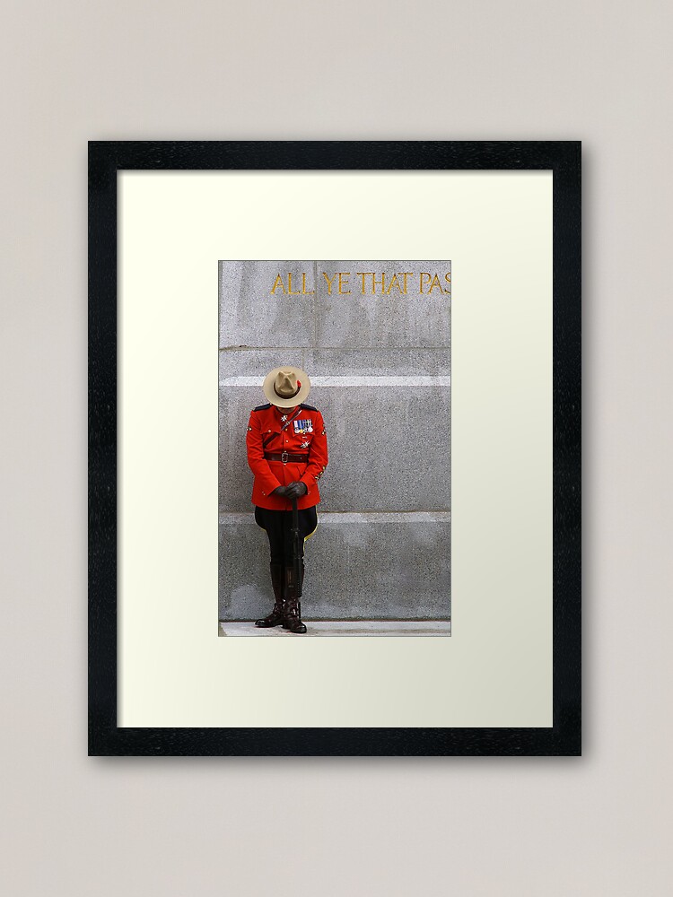 Alternate view of Cenotaph Vigil Framed Art Print