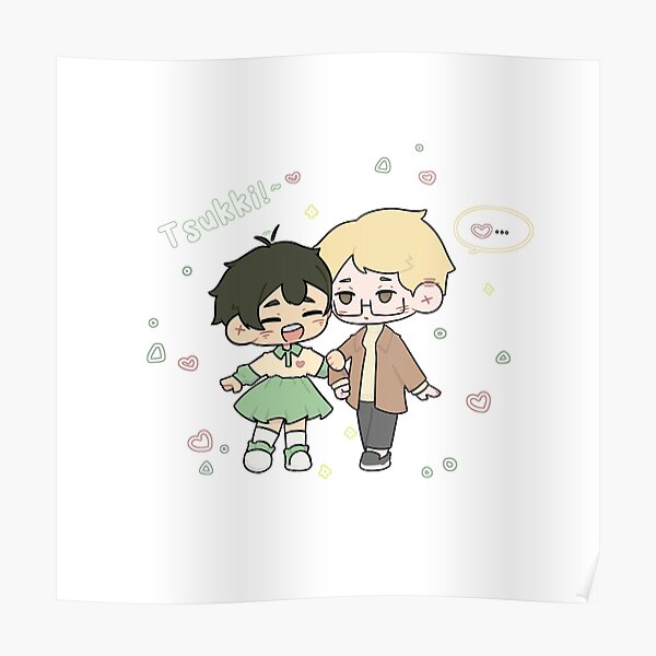 "Tsukishima Kei & Yamaguchi Tadashi" Poster for Sale by hiraku-eri
