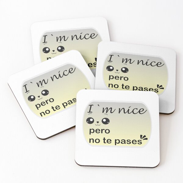 Item preview, I`m nice, pero no te pases smiley face designed and sold by LilaDiams.