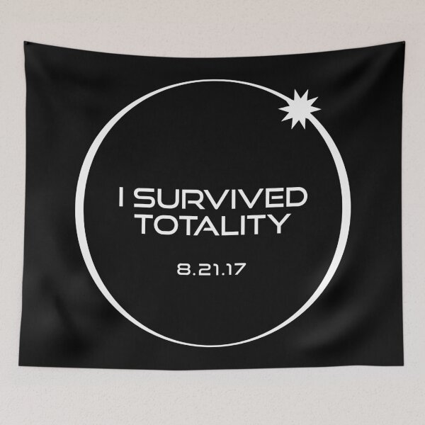 Item preview, I Survived Totality 2017 Solar Eclipse designed and sold by creativecurly.