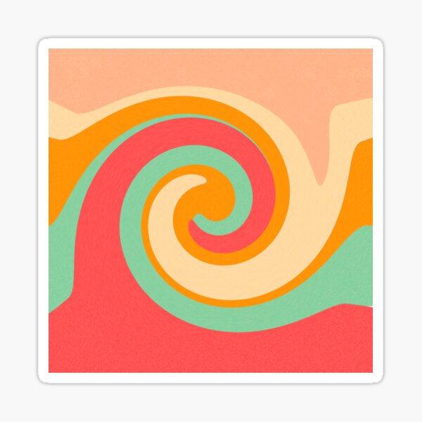 swirl-with-red-yellow-and-green-sticker-for-sale-by-robelf-redbubble