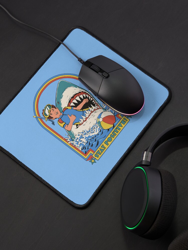 Alternate view of Stay Positive Mouse Pad