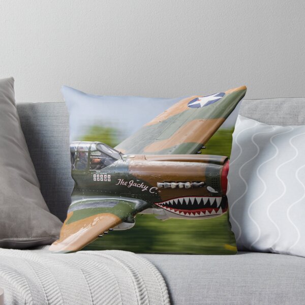 Artikelvorschau, P-40 Warhawk rast durch den Himmel. entworfen und verkauft von TP-Designs.