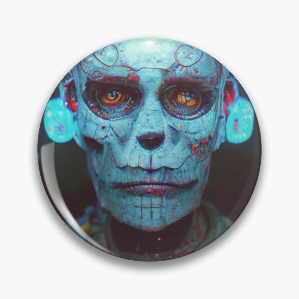 Item preview, Dia de los muertos Cyborg designed and sold by gisis777.