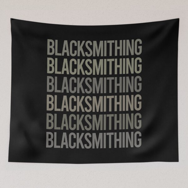 Item preview, Gray Text Art Blacksmithing Blacksmith designed and sold by TarynBrown3126.