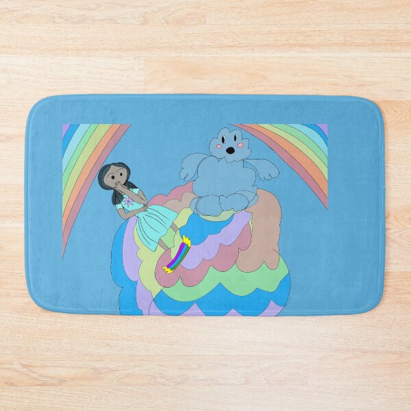 Item preview, Cute rainbow girl and her friend cloudy  designed and sold by Darkies-store.