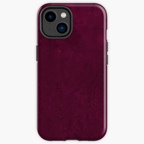 Disover Hand painted modern abstract burgundy marble watercolor | iPhone Case