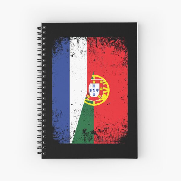Aperçu de l'œuvre France Portugal Drapeau France Cadeau Portugais créée et vendue par Lenny Stahl.
