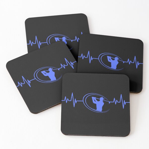 Item preview, HEARTBEAT PULSE SPORTS RANGE GOLF BLUE PRINT designed and sold by IslandBaneMerch.