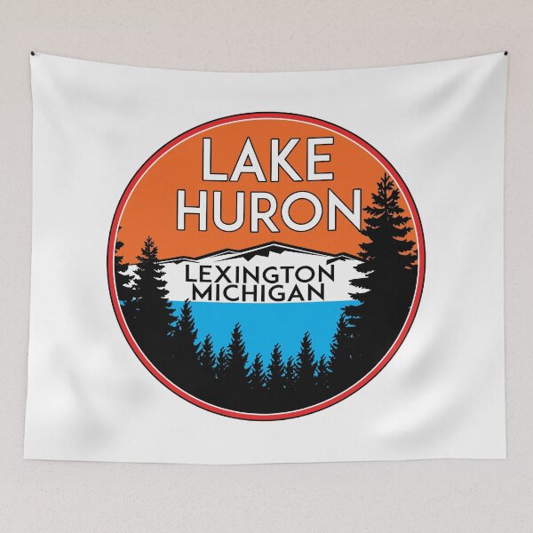 Item preview, LAKE HURON LEXINGTON MICHIGAN BOATING FISHING BEACH VACATION designed and sold by DESTINATIONS DECAL.