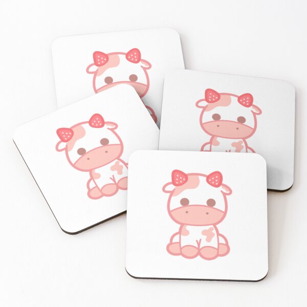 Item preview, pink strawberry cow designed and sold by yeehawboyy.