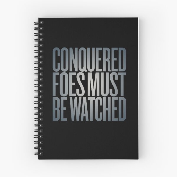 Item preview, Conquered foes must be watched. v.1 designed and sold by x1brett.