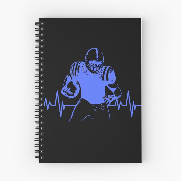 Item preview, HEARTBEAT PULSE SPORTS RANGE AMERICAN FOOTBALL RUNNING BACK BLUE PRINT designed and sold by IslandBaneMerch.